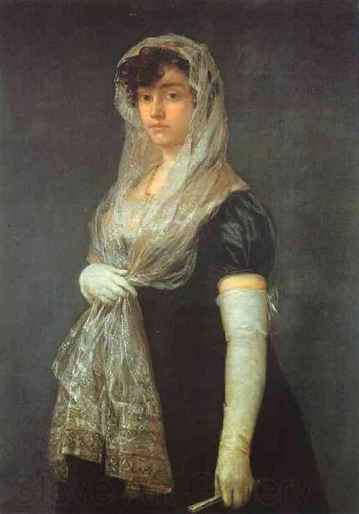 Francisco Jose de Goya Bookseller's Wife Norge oil painting art